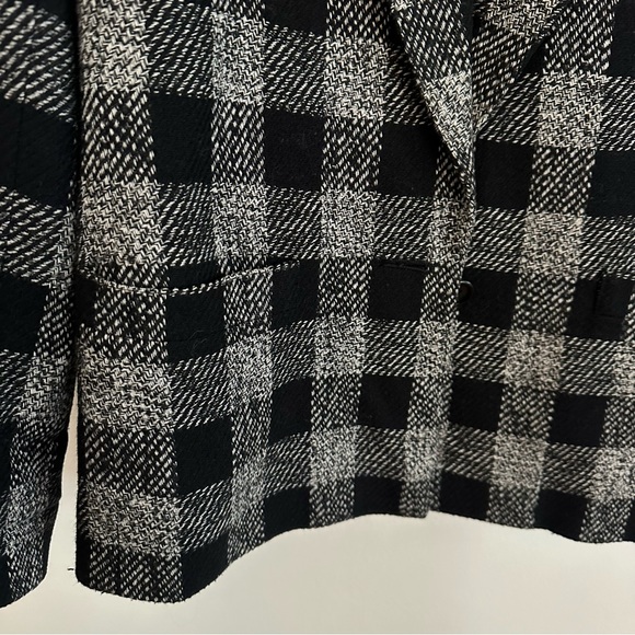 Peabody House Vintage Tweed Plaid Blazer Size 3/4 - Picture 3 of 5